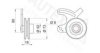 CITRO 95590353 Tensioner Pulley, V-belt